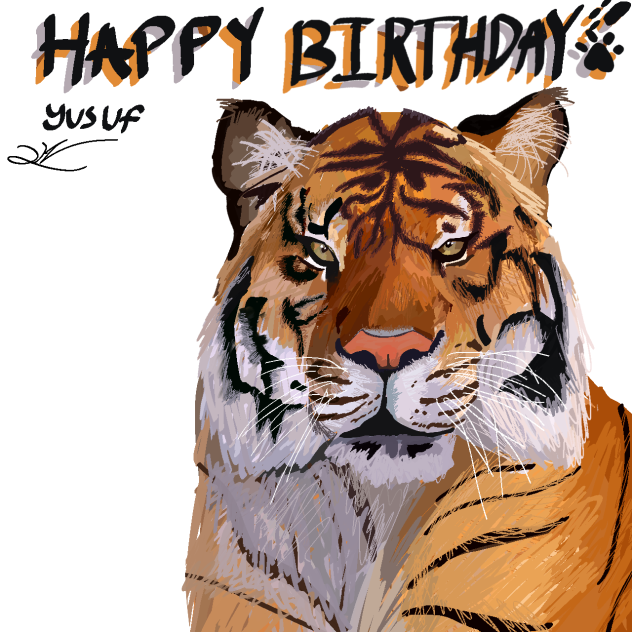 Tiger for my friends birthday