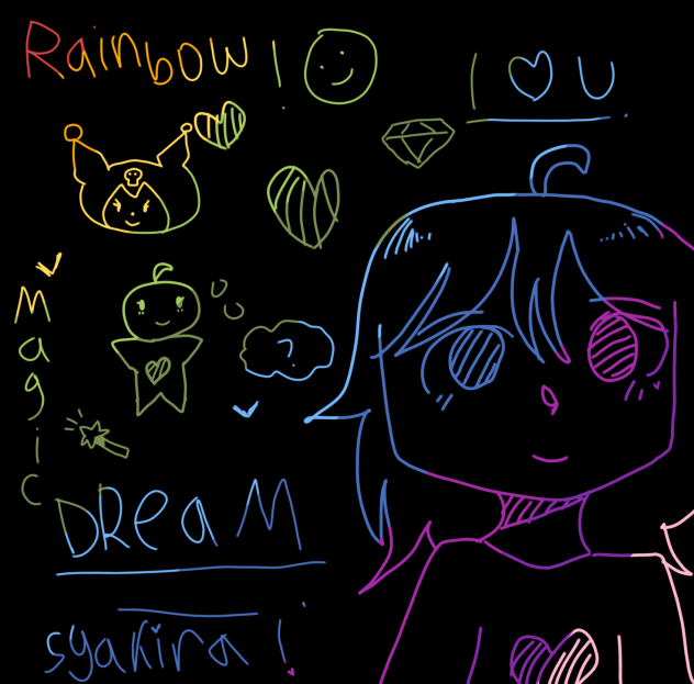 rainbow board