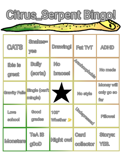 Citrus_Serpent Bingo