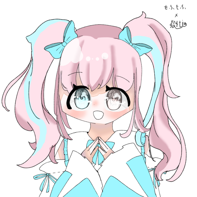 もふちゃんの線画！