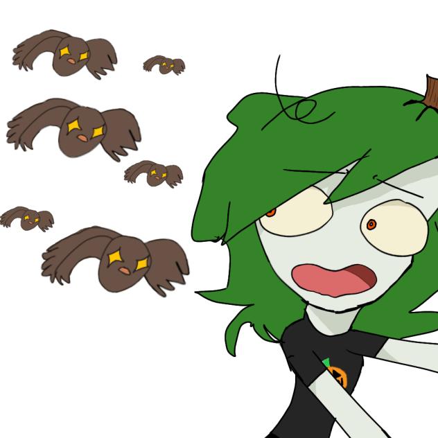 Smokee gets attacked by birds