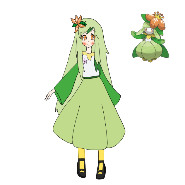 ドレディア擬人化
