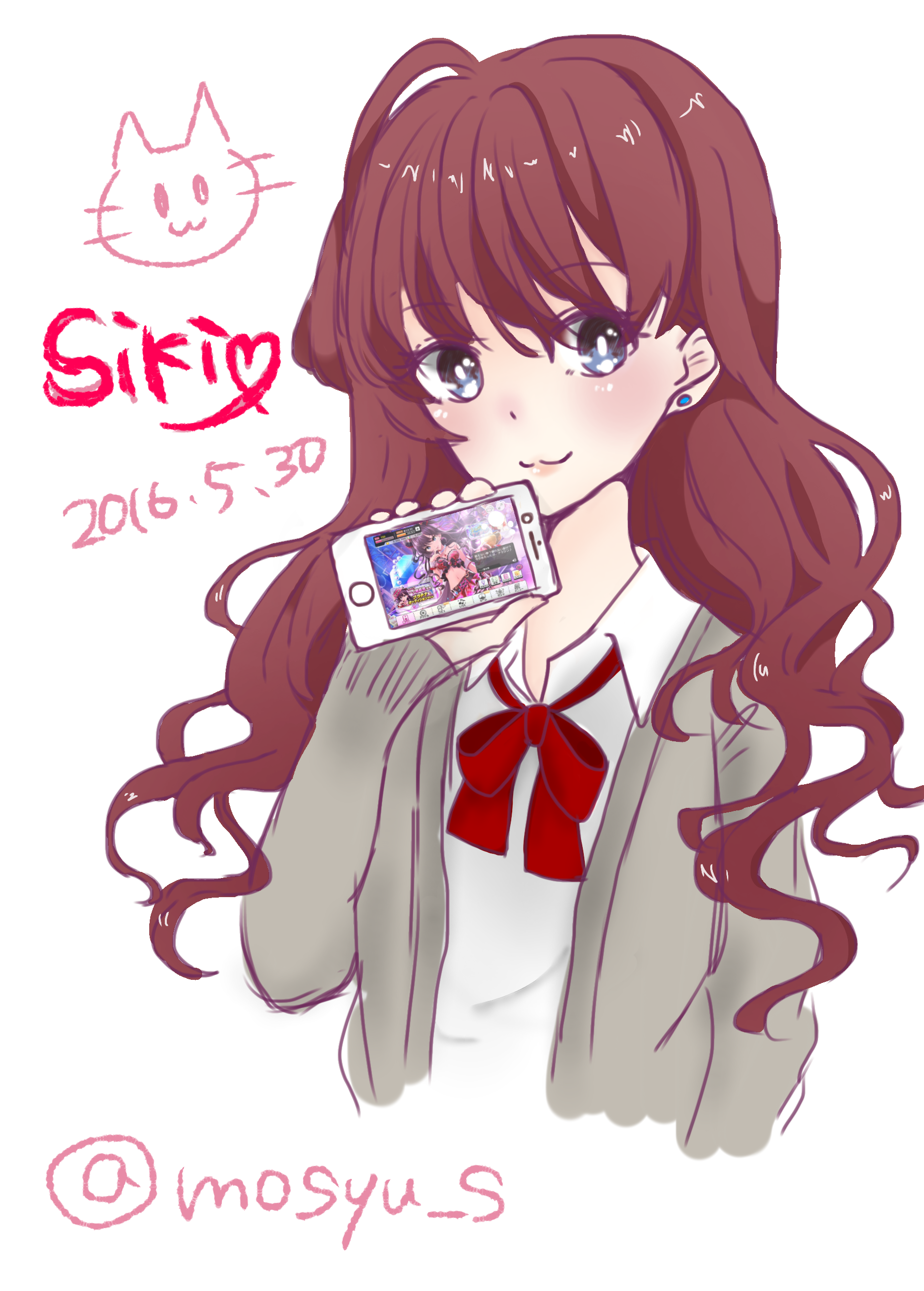 志希ちゃん生誕祭イラスト Ibispaint
