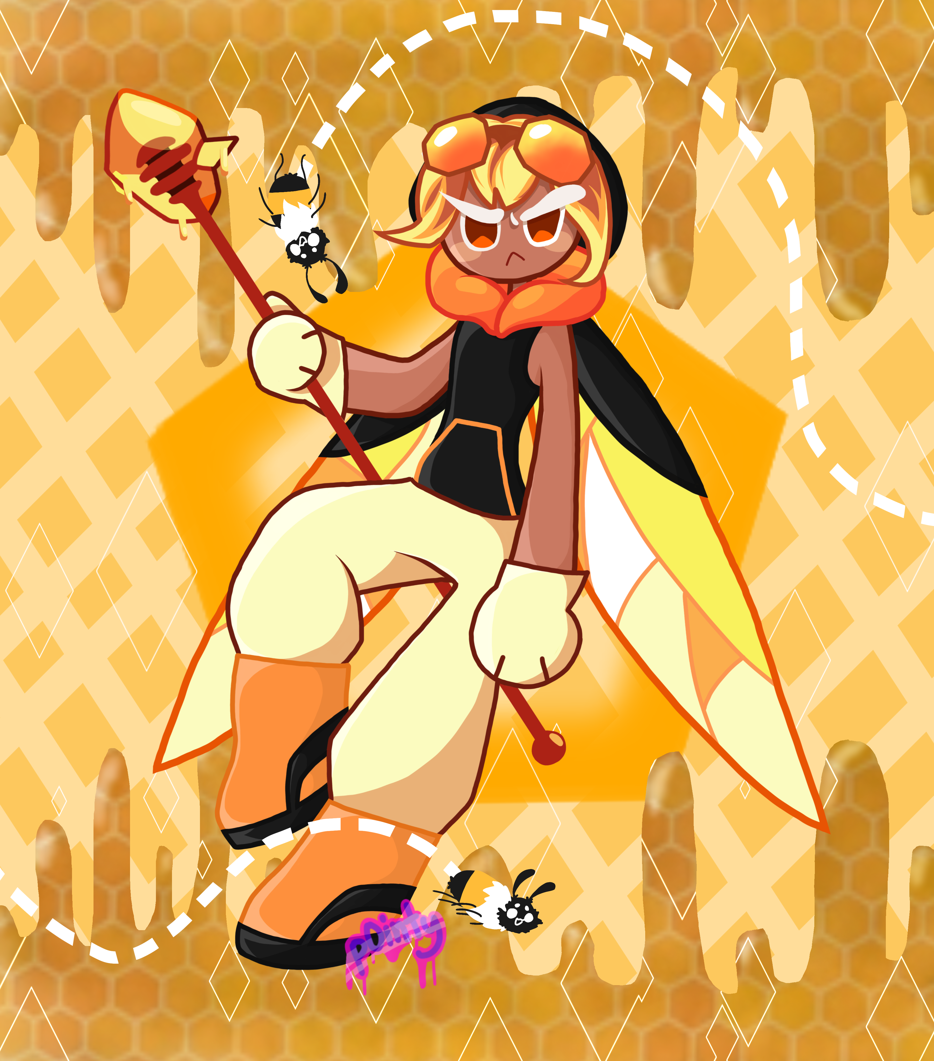 Amber sugar cookie 🧡 - ibisPaint