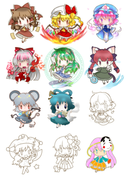 東方合作に参加しました！こころちゃんかきました！
