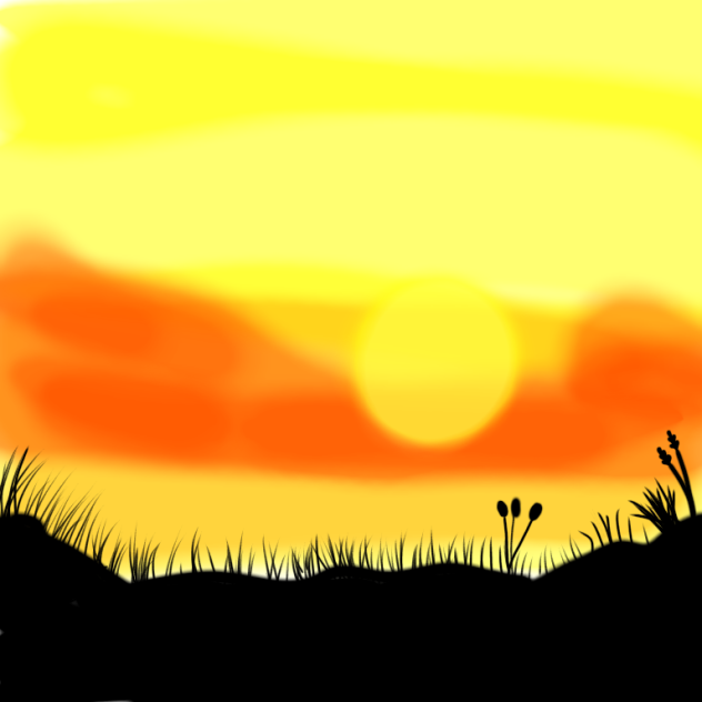 Sunset sky