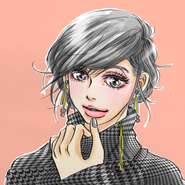 銀髪 フルメイク 女子 大人 女の子