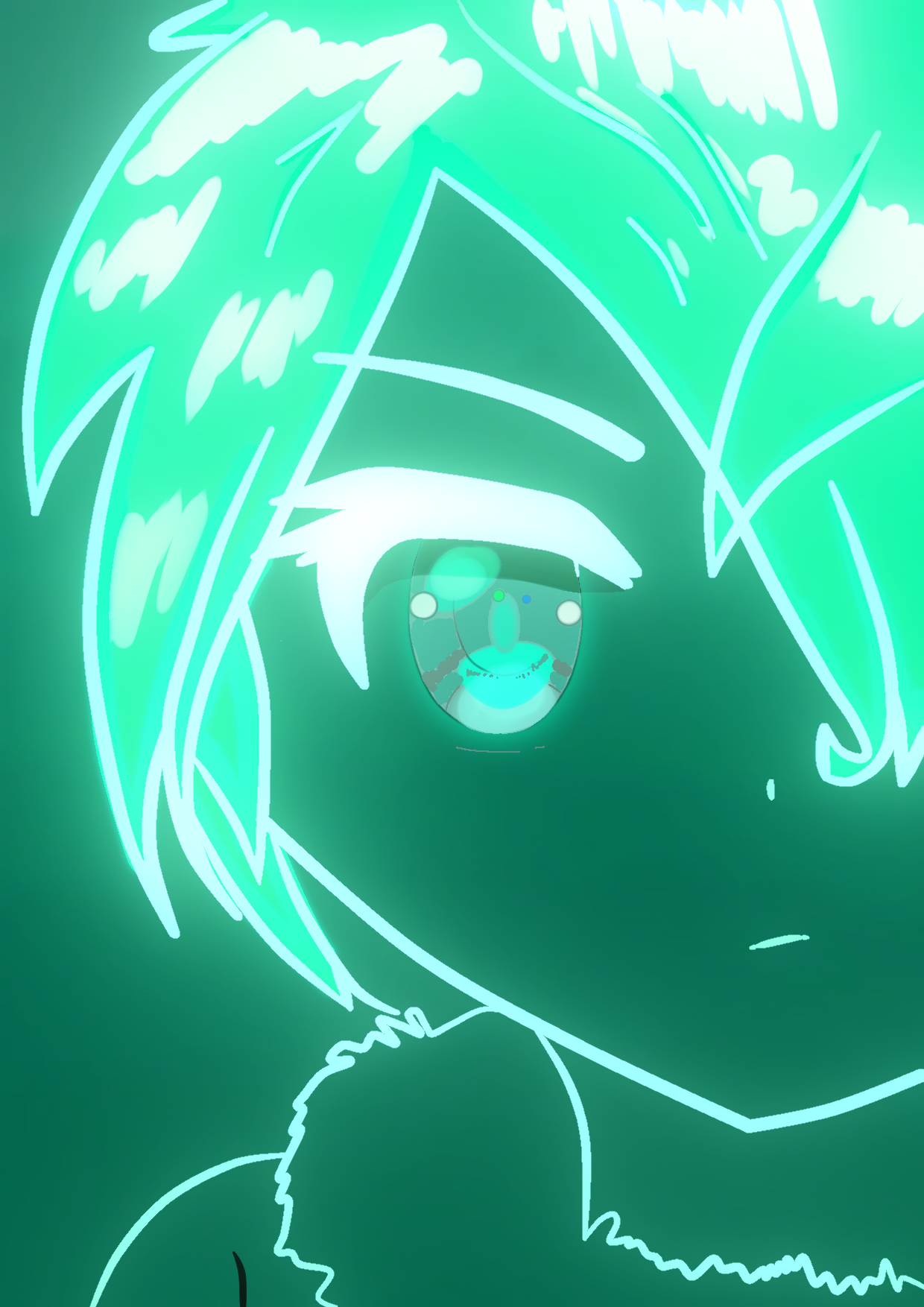 Bright eye ibisPaint