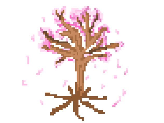 散り桜