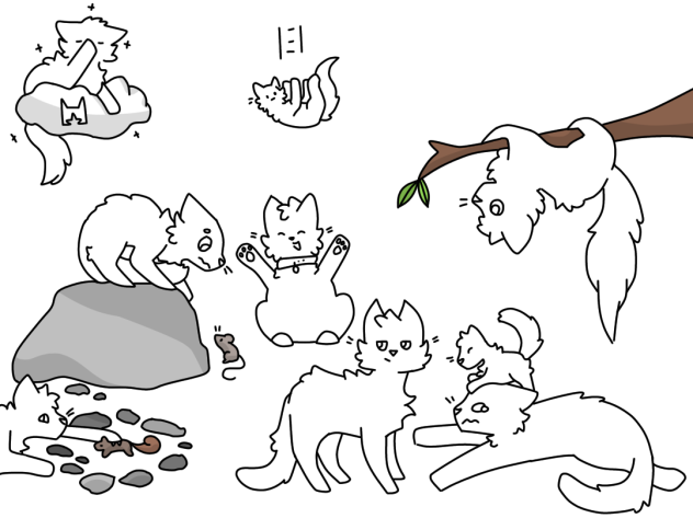 Funky warrior cat collab