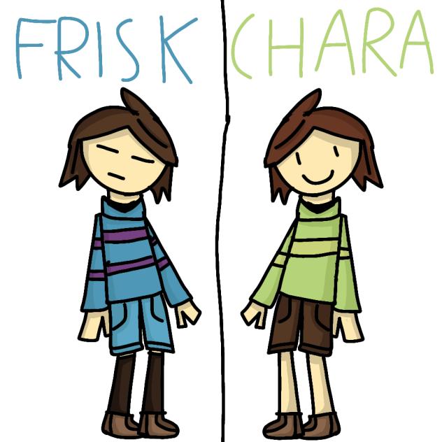 frisk and chara
