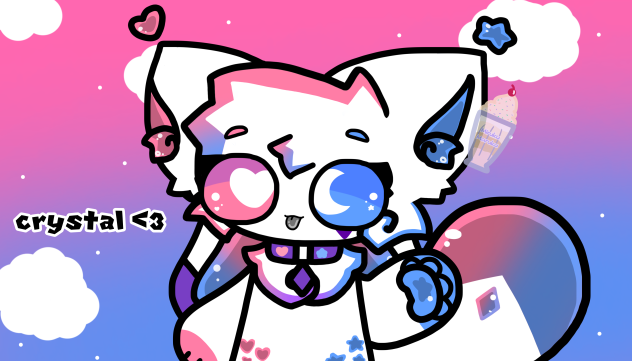 crystal kittydog ᴖωᴖ