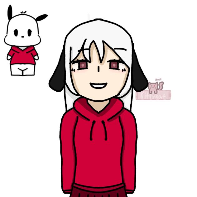 Pochacco as a human girl(⁠・⁠∀⁠・⁠)