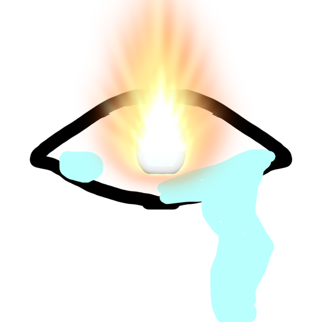the crying eye of fire - ibisPaint