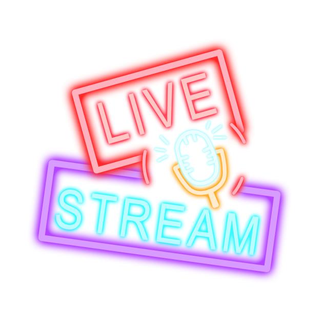 live stream neon led light