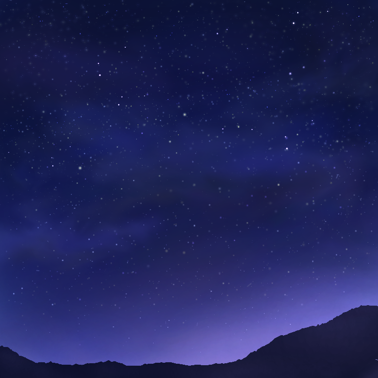 夜空の星 Ibispaint