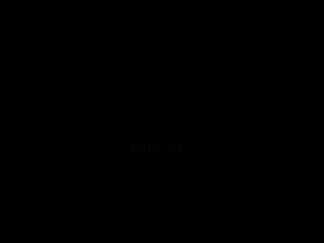 just a black screen