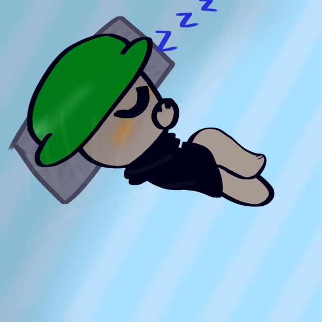 Bambi is sleeping
