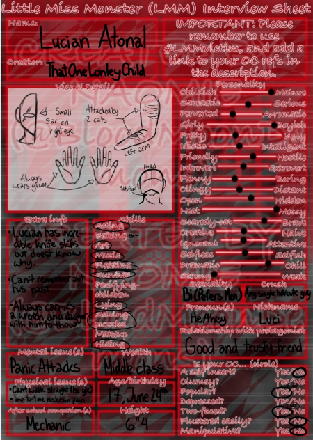 Another character sheet bc y not