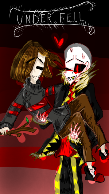UNDERFELL FRISK AND SANS