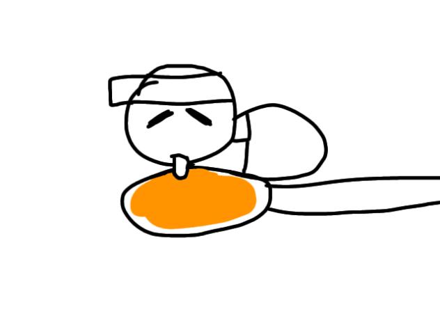 Loaf Elliot Eating soup lol