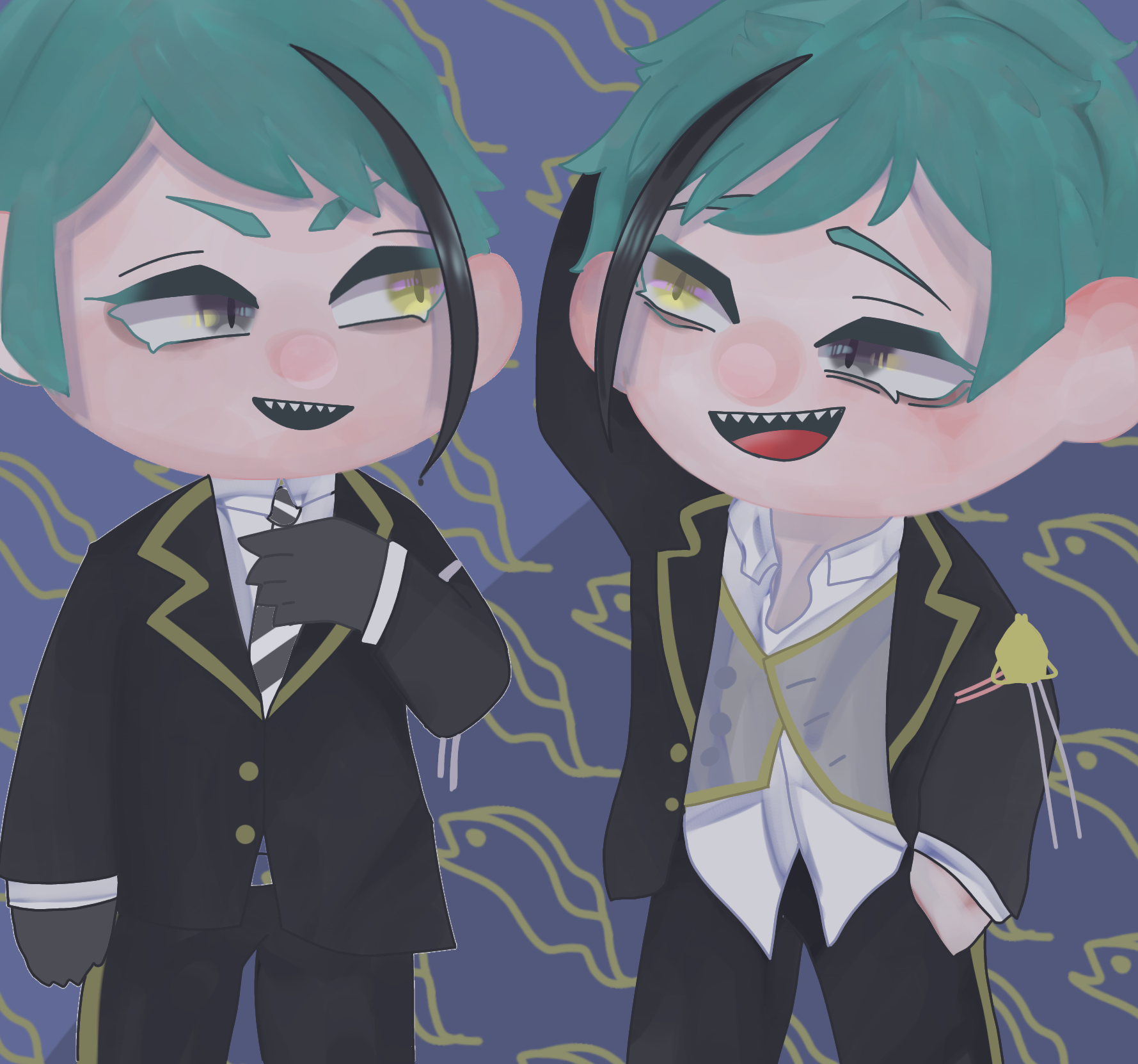 ジェイドとフロイド - ibisPaint