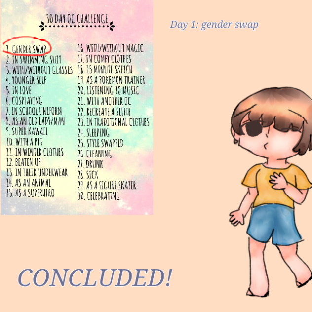 30 days drawing challenge (day 1)