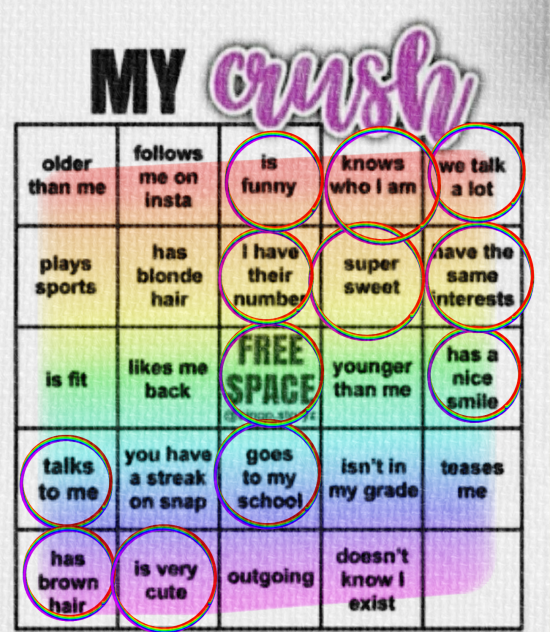 Crush bingo