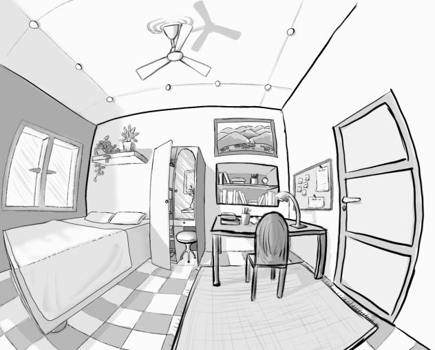 perspective study 1 - ibisPaint