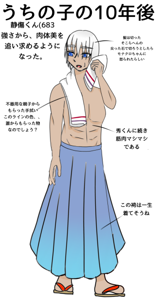 うちの子の10年後(静傷くん683