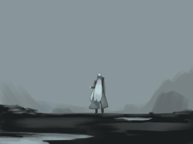 in the rain - ibisPaint