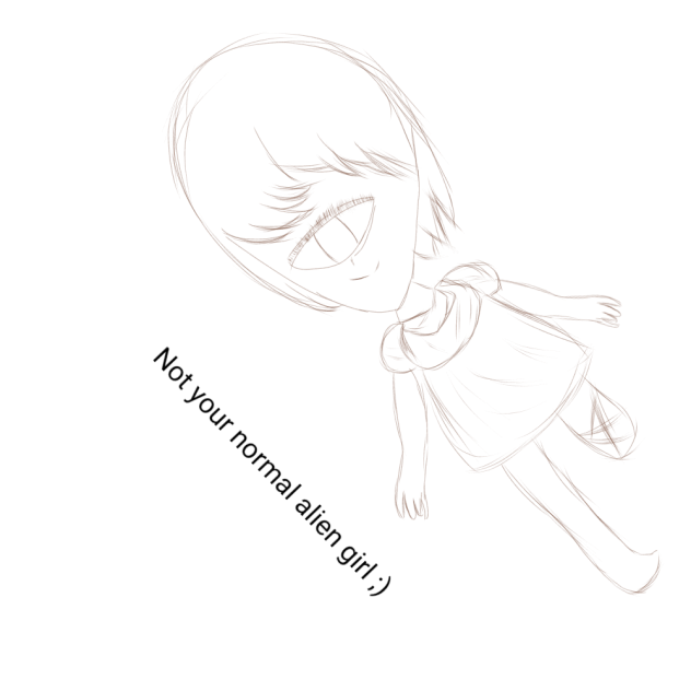 Not your normal alien girl