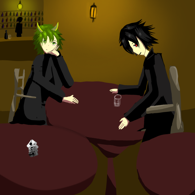 My characters 💚🖤