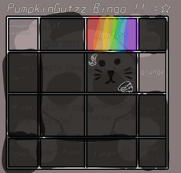 PumpkinGutzz Bingo