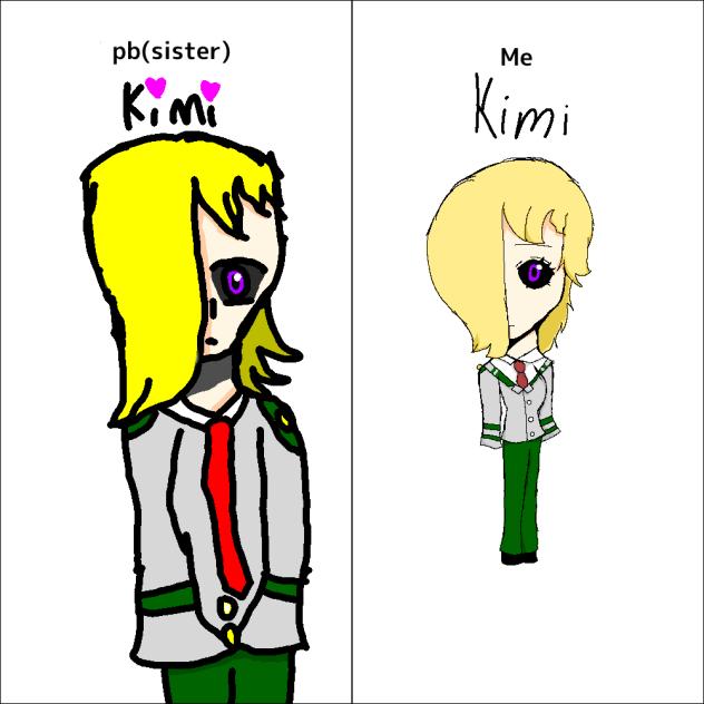 Me and my sister draw her oc Kimi