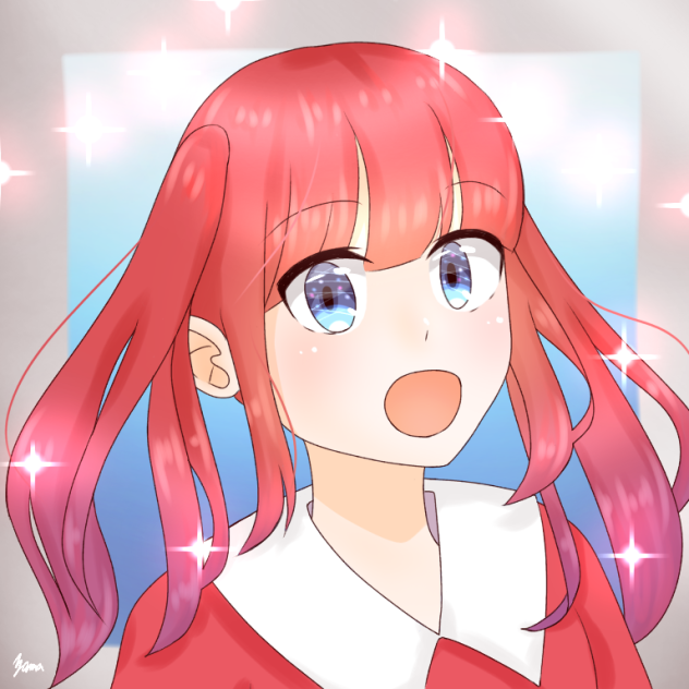 友達の誕生日イラ