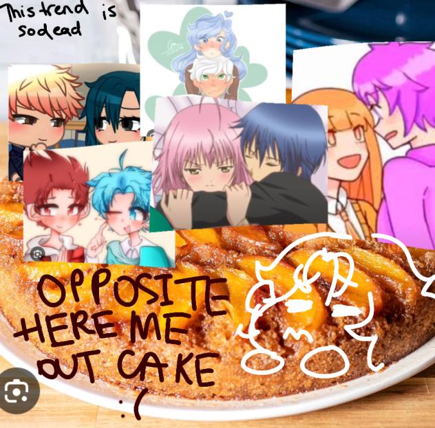😭Opposite here me out cake(ship edition)