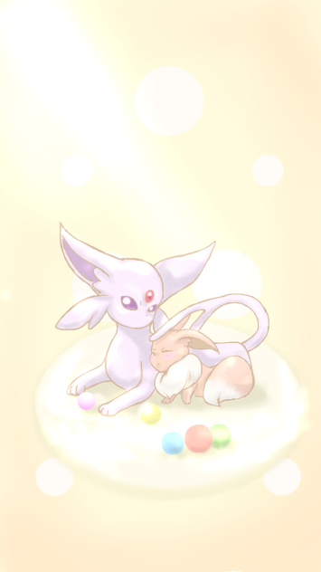 イーブイとエイフィ