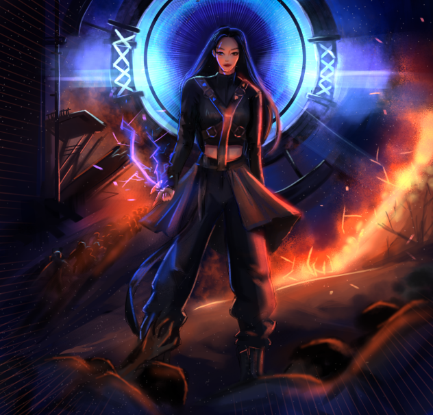 Everglow Sihyeon fanart