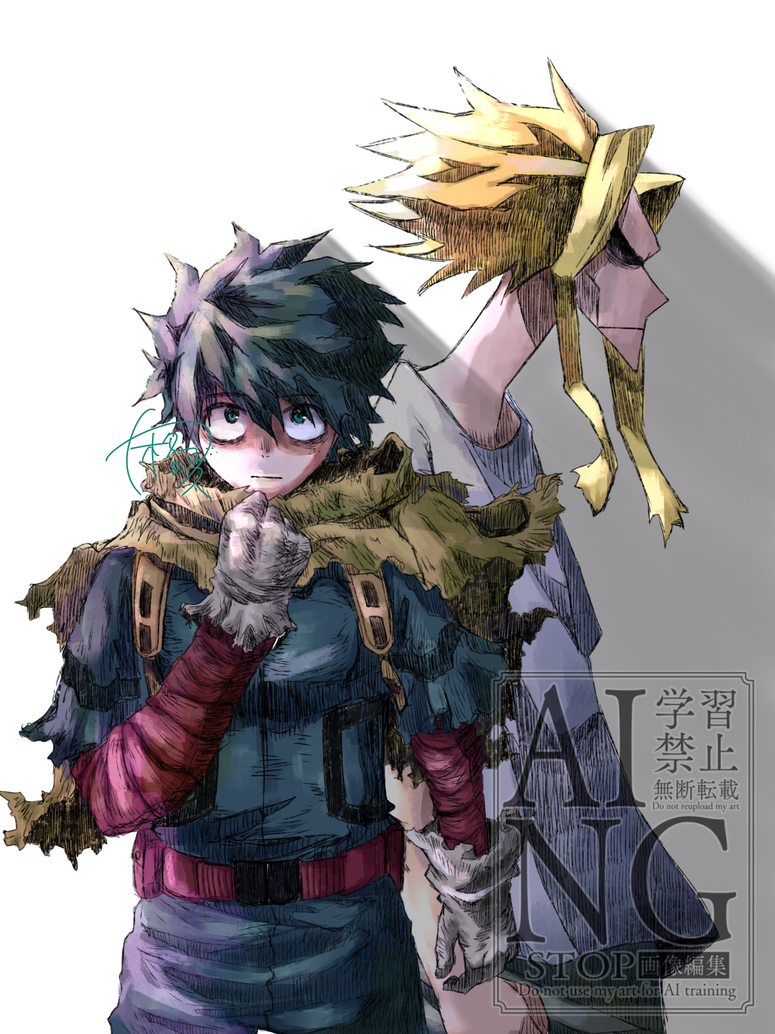 デクー兄さん デクとオールマイト - ibisPaint