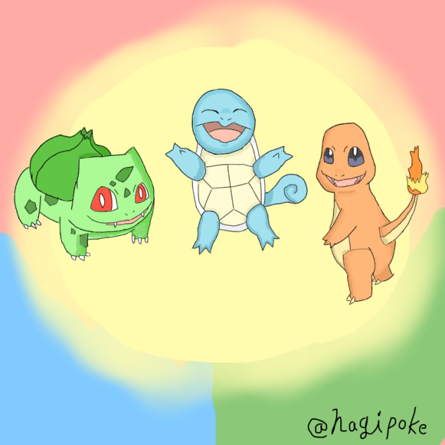 [ポケモン]初代3匹