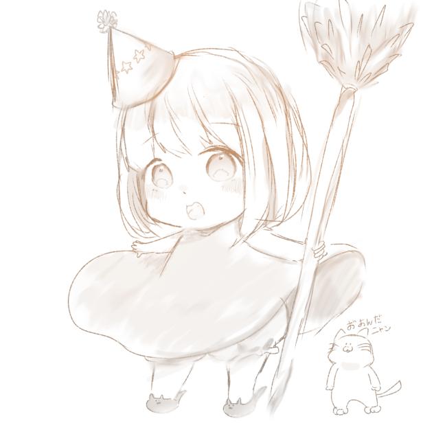 仮装した女の子