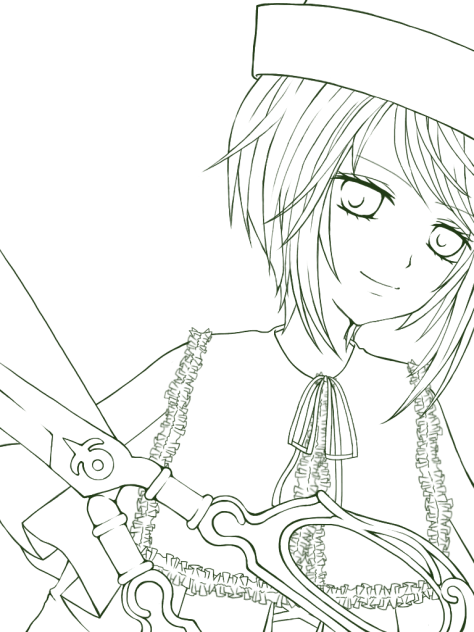 ローゼン線画 蒼星石