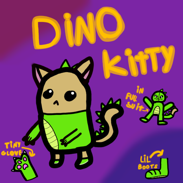 dino kitty