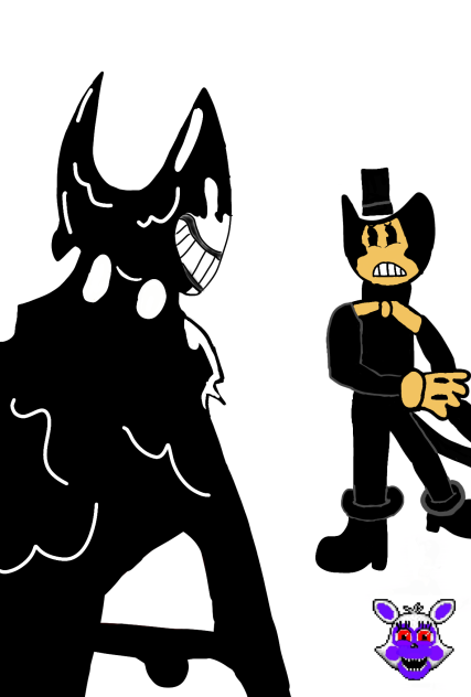 demon veut tuer stylized bendy