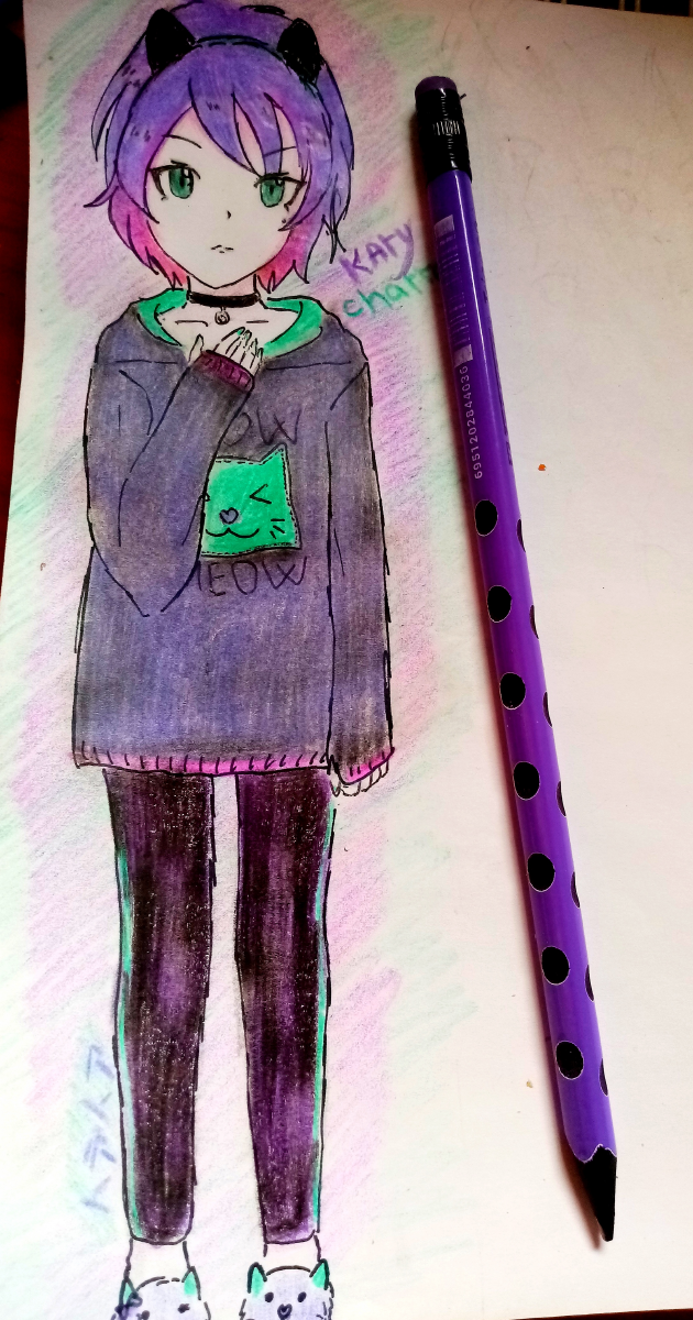 Katy chatte - ibisPaint
