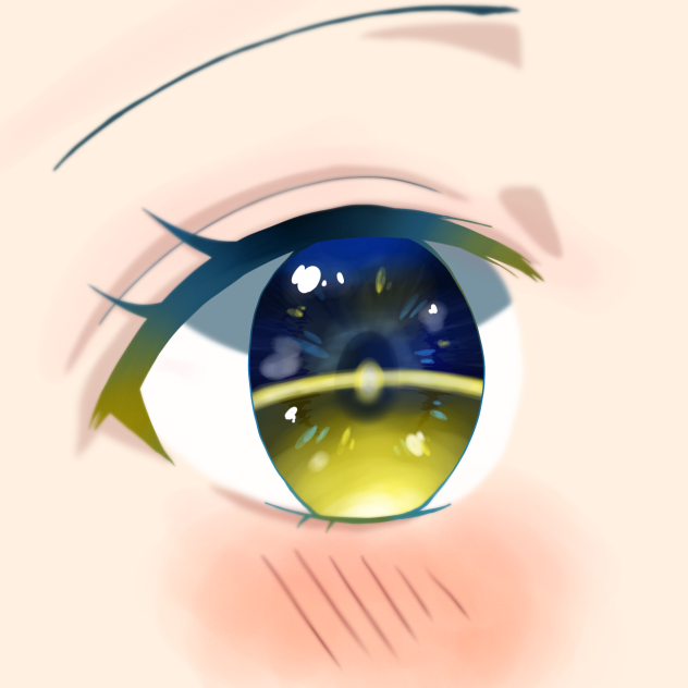 🟦青と黄色の目✨🟨