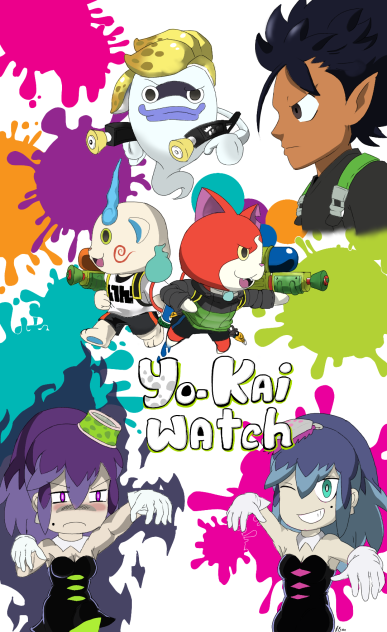 Splatoon Yo kai Watch crossover