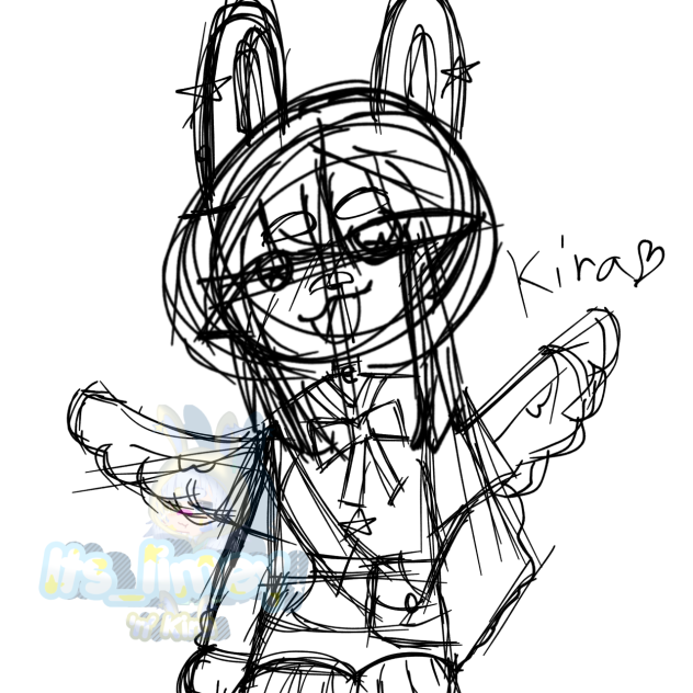 Lil Kira sketch 💛💙