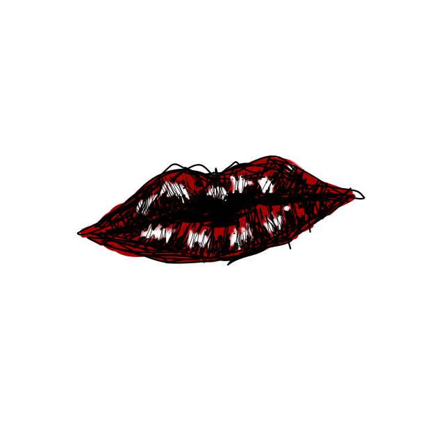 Odd lips lol